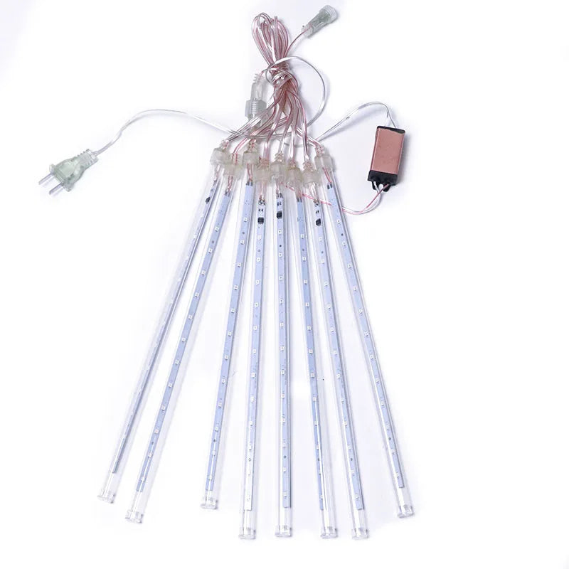 1pc 50CM LED Meteor Shower Rain Lights Waterproof Falling Raindrop Fairy String Light for Christmas Holiday Party Patio Decor